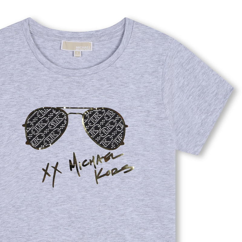 Kurzarm-T-Shirt aus Baumwolle MICHAEL KORS 
                        GIRL