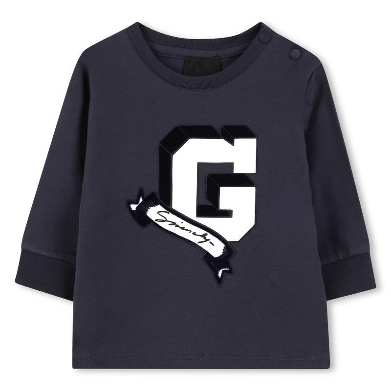 T-Shirt mit Druckknopfverschluss GIVENCHY 
                        BOY
