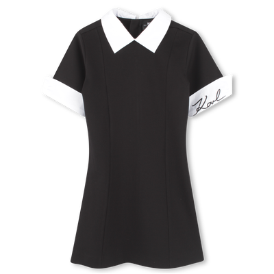 Kurz&auml;rmeliges Kleid KARL LAGERFELD KIDS GIRL