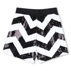 Shorts mit Fischgr&auml;tmuster KARL LAGERFELD KIDS 
                    GIRL