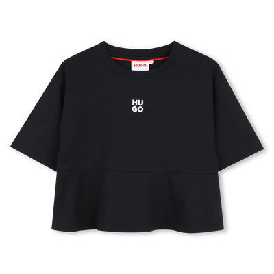 T-Shirt mit kurzen &Auml;rmeln HUGO M&Auml;DCHEN