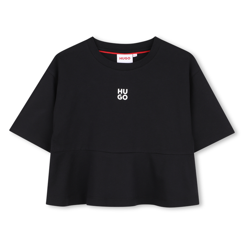 T-Shirt mit kurzen &Auml;rmeln HUGO 
                        M&Auml;DCHEN