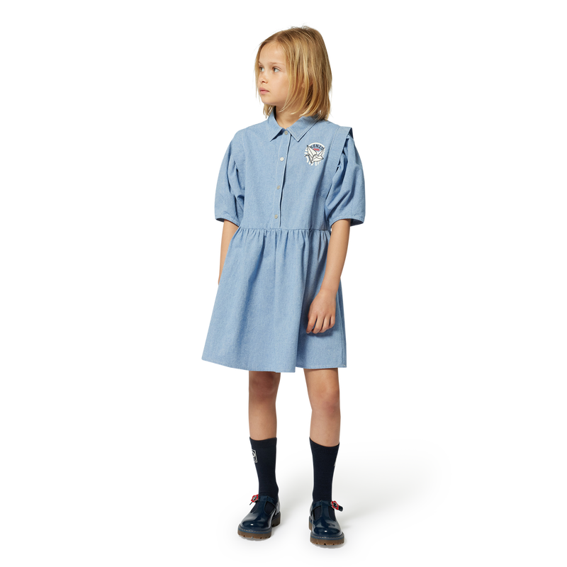 Hemdkleid aus Baumwolle KENZO KIDS 
                        GIRL