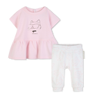Kleid und leggings set KARL LAGERFELD KIDS 
                    GIRL