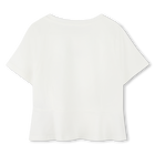 Kurz&auml;rmliges Baumwoll-T-Shirt MICHAEL KORS 
                    GIRL