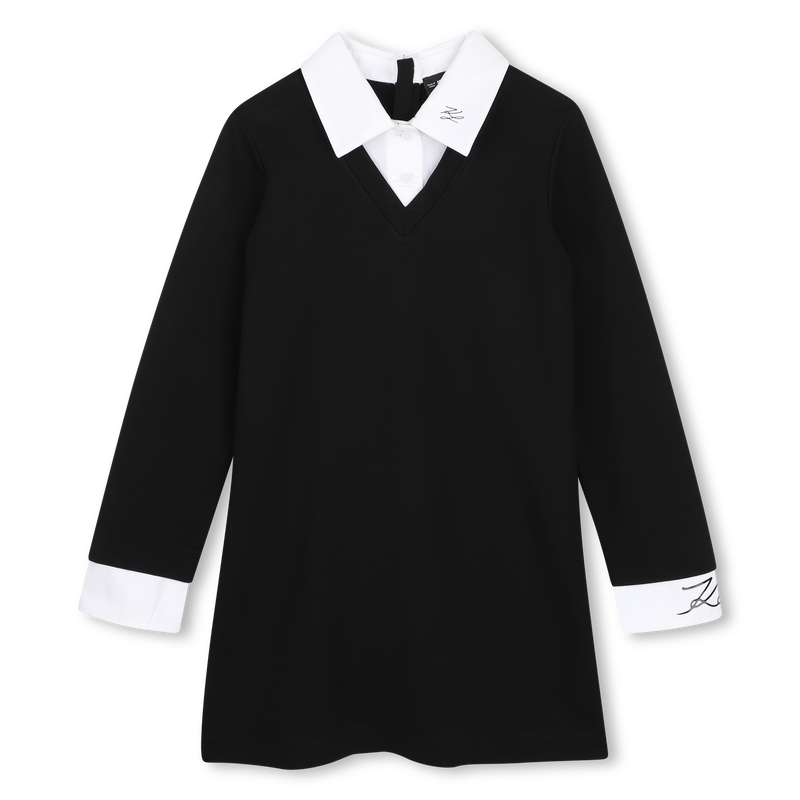 Langarmkleid KARL LAGERFELD KIDS 
                        GIRL