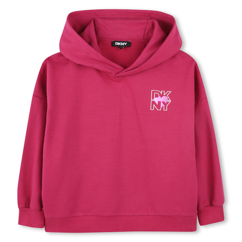 Sweatshirt mit Glitzer-Tinte DKNY 
                        GIRL