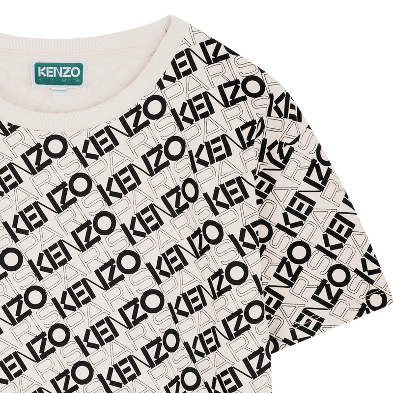 Baumwoll-T-Shirt mit Print KENZO KIDS 
                        BOY