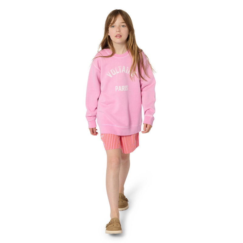 WEIT GESCHNITTENES SWEATSHIRT ZADIG & VOLTAIRE 
                        GIRL