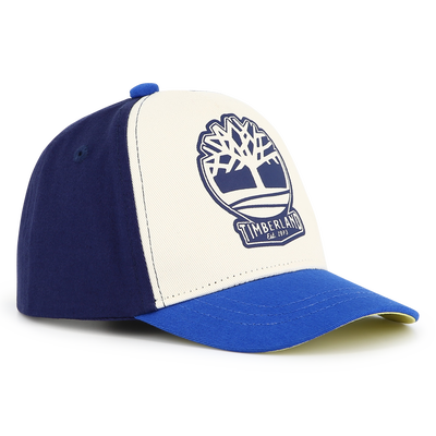 Dreifarbige Kappe mit Klett TIMBERLAND JUNGE