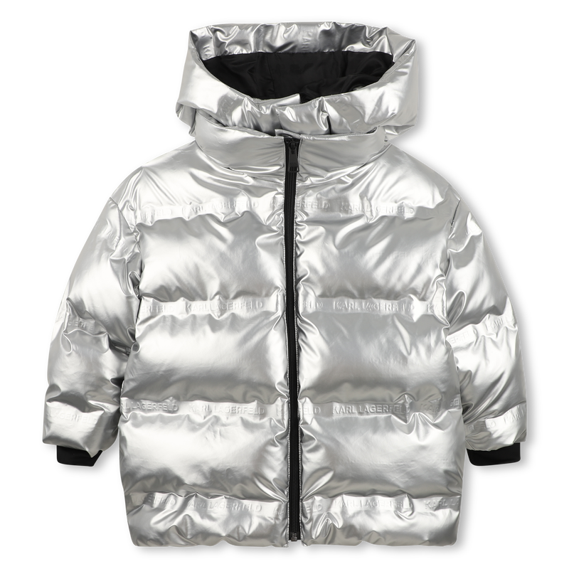 Steppjacke mit Kapuze KARL LAGERFELD KIDS 
                        GIRL