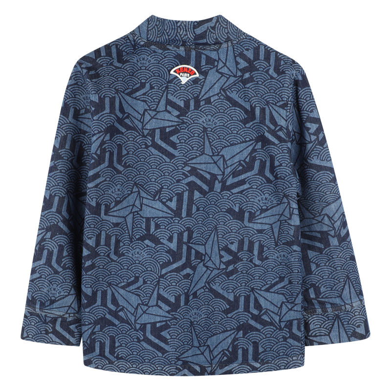 Bedruckte Jeansjacke KENZO KIDS 
                        UNISEX
