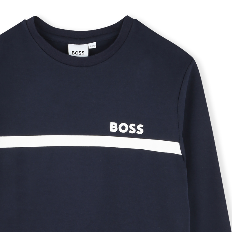Lang&auml;rmeliges t-shirt BOSS 
                        BOY