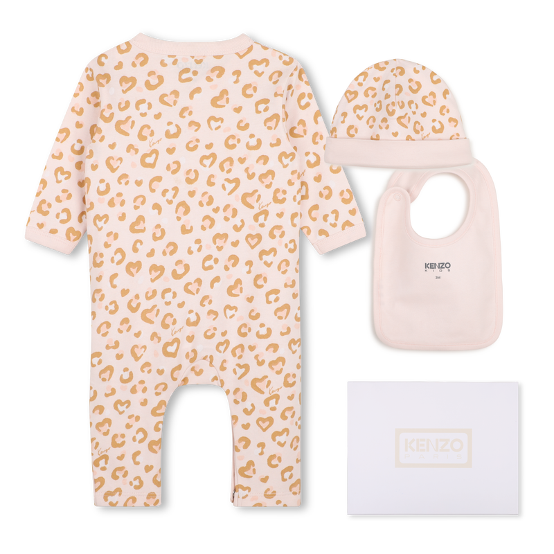 Pyjama-Set, L&auml;tzchen, M&uuml;tze und Kuscheltier KENZO KIDS 
                        M&Auml;DCHEN