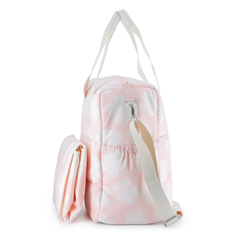 Gesteppte Wickeltasche aus bedruckter Popeline KENZO KIDS 
                        UNISEX