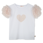 Festliches T-Shirt mit Volants BILLIEBLUSH 
                    GIRL