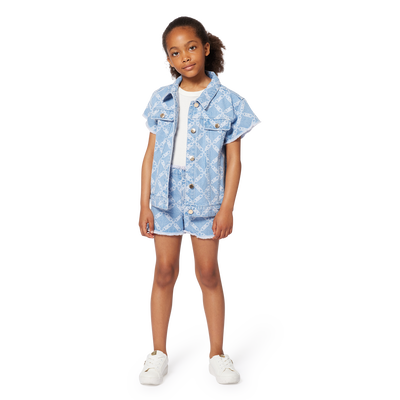 Kurz&auml;rmelige Jeansjacke MICHAEL KORS GIRL