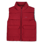 &Auml;rmellose Daunenjacke, DUNKEL ROT, hi-res