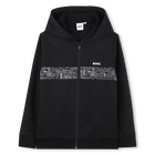 Cardigan mit Kapuze, SCHWARZ, hi-res