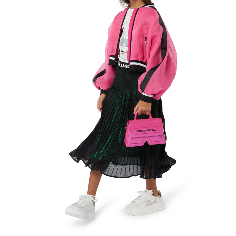 Schimmernder Midi-Plissee-Rock KARL LAGERFELD KIDS 
                        GIRL