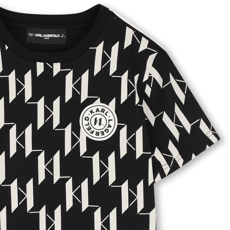 T-Shirt mit kurzen &Auml;rmeln KARL LAGERFELD KIDS 
                        BOY