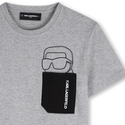 Kurz&auml;rmeliges t-shirt KARL LAGERFELD KIDS 
                    BOY