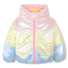 Dreifarbige Daunenjacke mit Kapuze BILLIEBLUSH 
                    GIRL