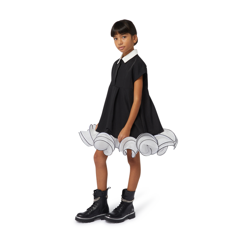 Leder-Stiefeletten mit Ketten KARL LAGERFELD KIDS 
                        GIRL