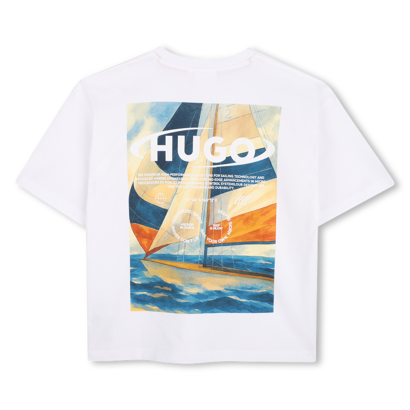 T-Shirt mit kurzen &Auml;rmeln HUGO 
                        BOY