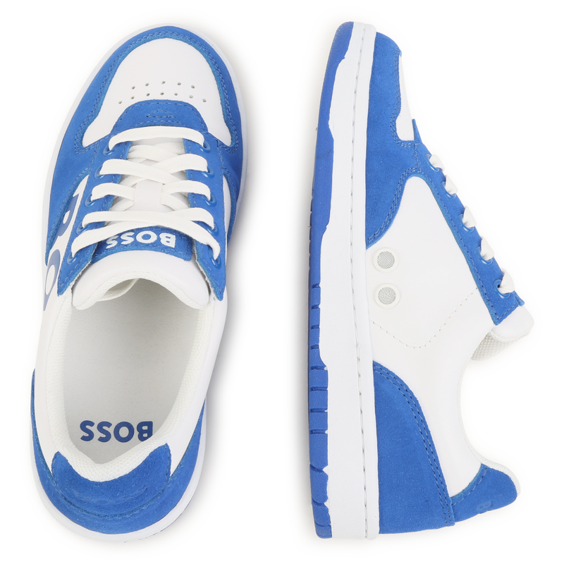 Schn&uuml;r-sneaker mit logo