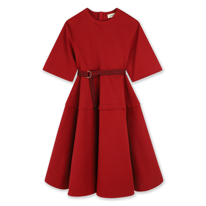 Langes Baumwollkleid LANVIN 
                        GIRL