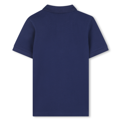 Kurz&auml;rmliges Piqu&eacute;-Poloshirt HUGO BOY
