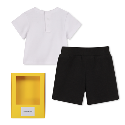SET AUS T-SHIRT UND SHORTS MARC JACOBS UNISEX