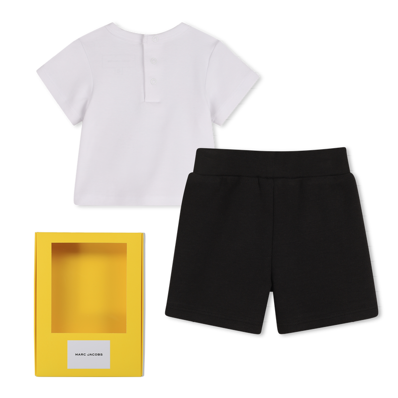 SET AUS T-SHIRT UND SHORTS MARC JACOBS 
                        UNISEX