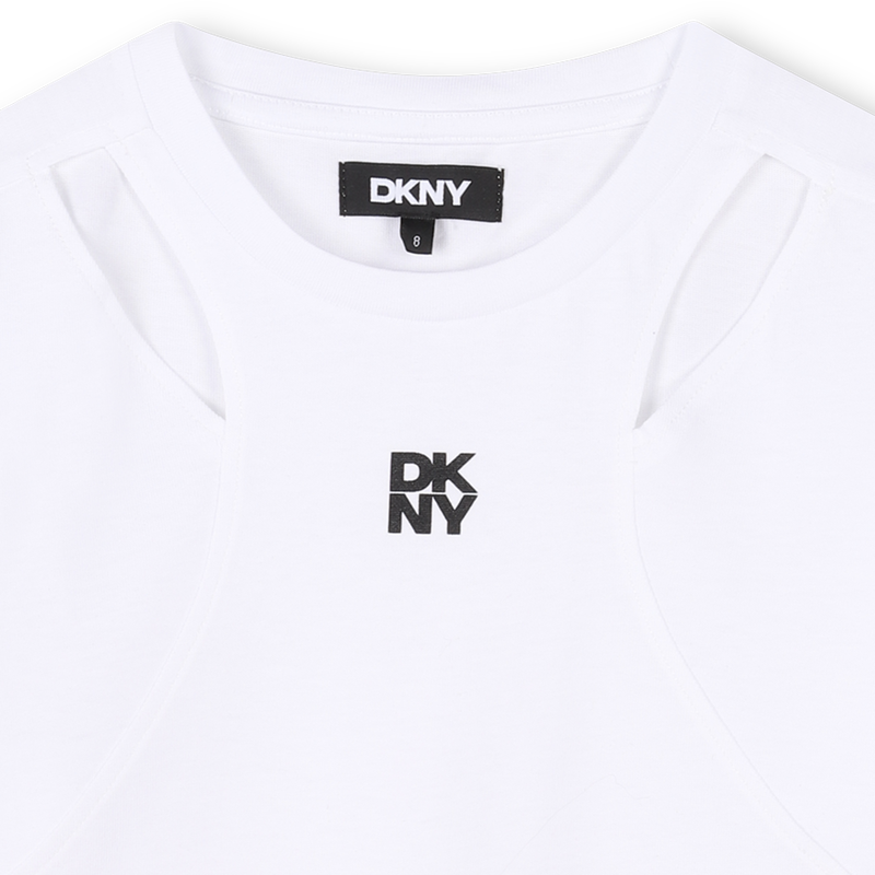 Kurzarmshirt mit Ajourmuster DKNY 
                        GIRL