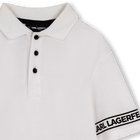 Kurz&auml;rmeliges poloshirt KARL LAGERFELD KIDS 
                    BOY