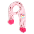 Pompon-Schal BILLIEBLUSH 
                    M&Auml;DCHEN