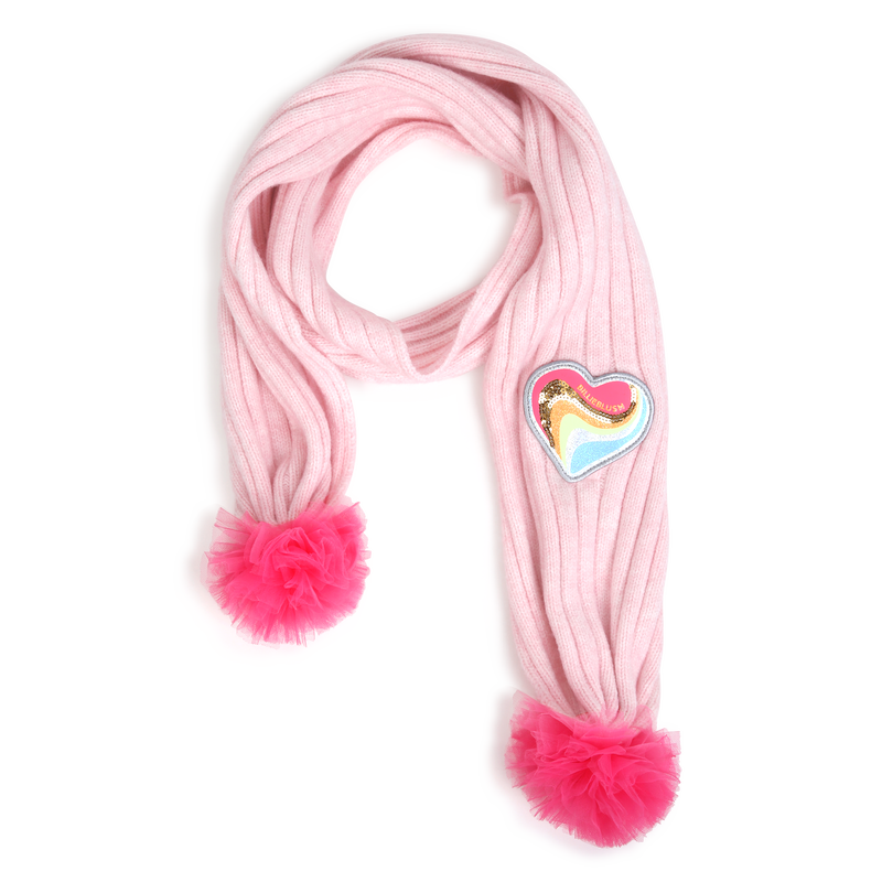 Pompon-Schal BILLIEBLUSH 
                        M&Auml;DCHEN