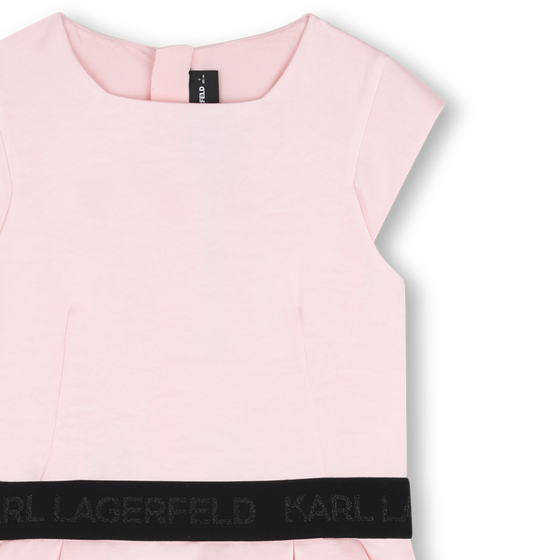 KLEID AUS SATIN KARL LAGERFELD KIDS 
                        GIRL