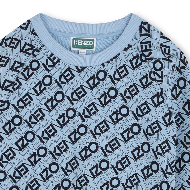 Baumwoll-Sweatshirt mit Print KENZO KIDS 
                        BOY
