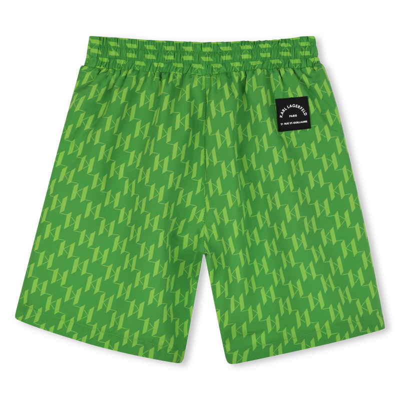 Badeshorts mit Taschen KARL LAGERFELD KIDS 
                        BOY