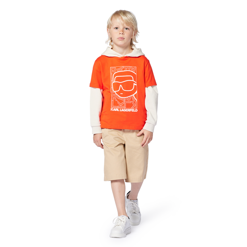Twill-Bermudas KARL LAGERFELD KIDS 
                        BOY