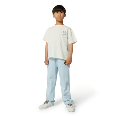 Kurz&auml;rmliges Baumwoll-T-Shirt KENZO KIDS BOY