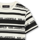 Gestreiftes T-Shirt KARL LAGERFELD KIDS 
                    BOY