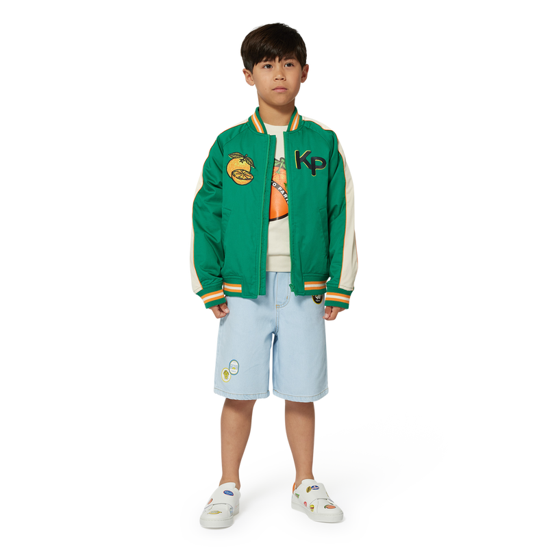 Bestickte Bermudas KENZO KIDS 
                        BOY
