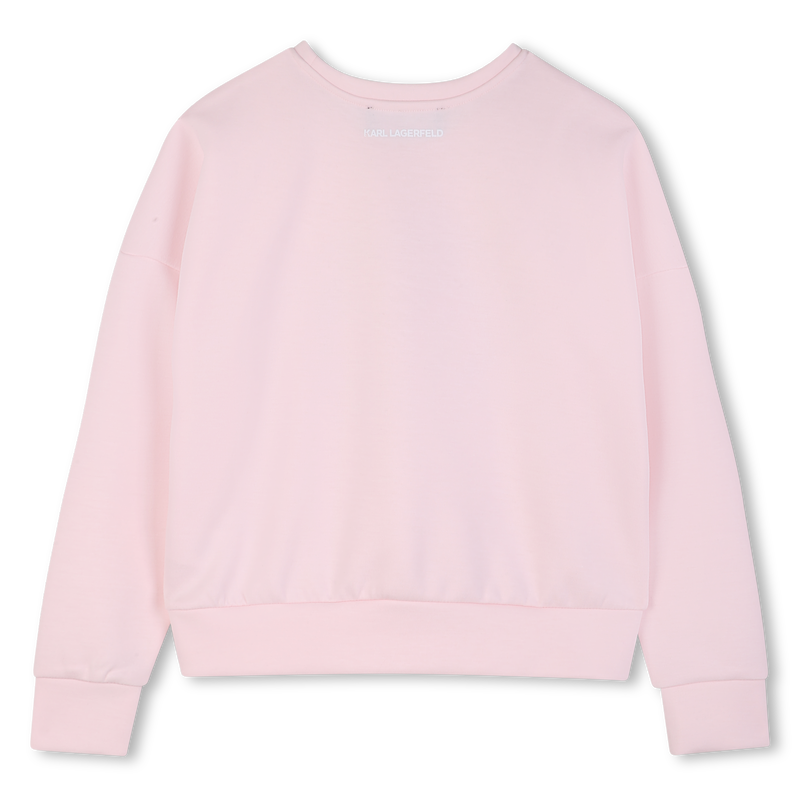 BEDRUCKTES MAXI-SWEATSHIRT KARL LAGERFELD KIDS 
                        GIRL