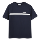 Kurz&auml;rmeliges t-shirt, MARINE, hi-res