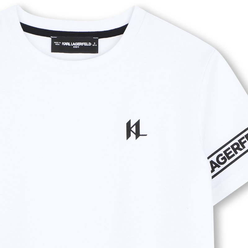 T-Shirt mit kurzen &Auml;rmeln KARL LAGERFELD KIDS 
                        BOY