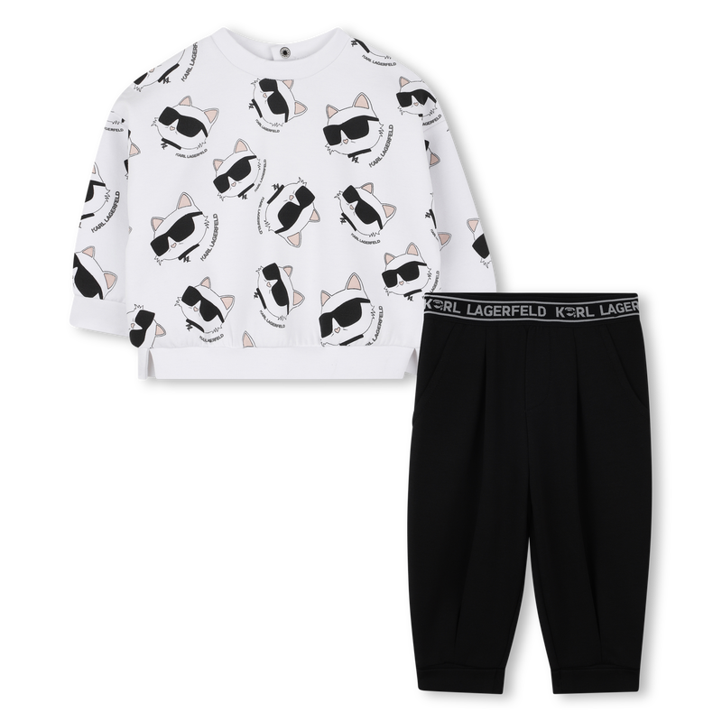 Set aus Sweatshirt und Hose KARL LAGERFELD KIDS 
                        GIRL