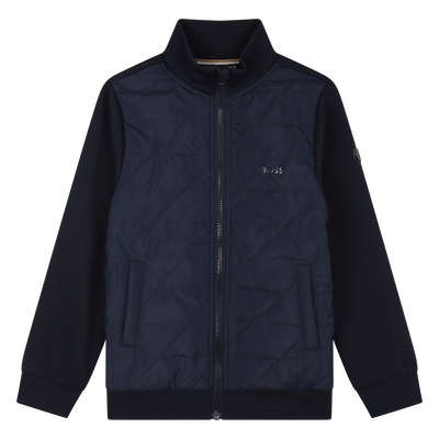 Cardigan aus 2 Materialien BOSS BOY